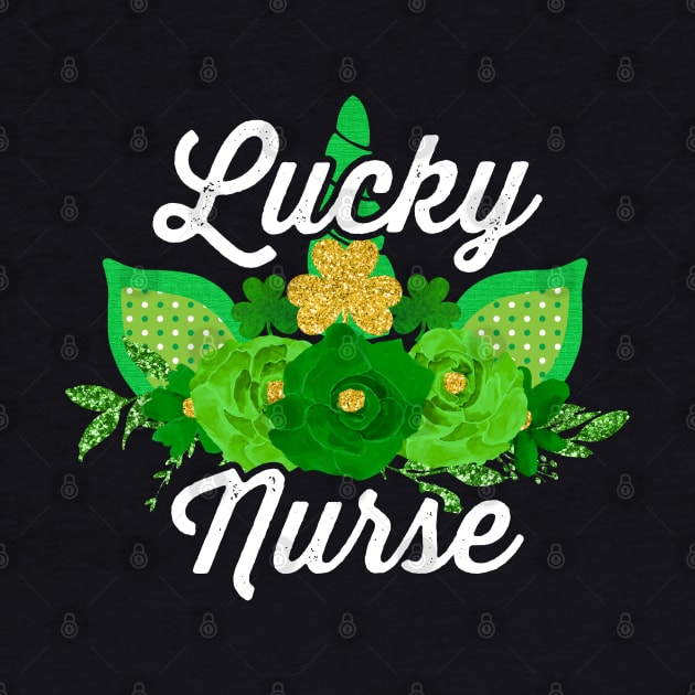 Lucky Nurse Unicorn Shamrock St Paddy Saint Patrick Day by alcoshirts